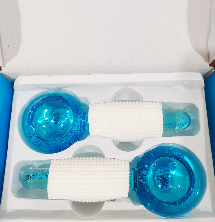 Ice Hockey Beauty Ball Crystal Face Massage Glass